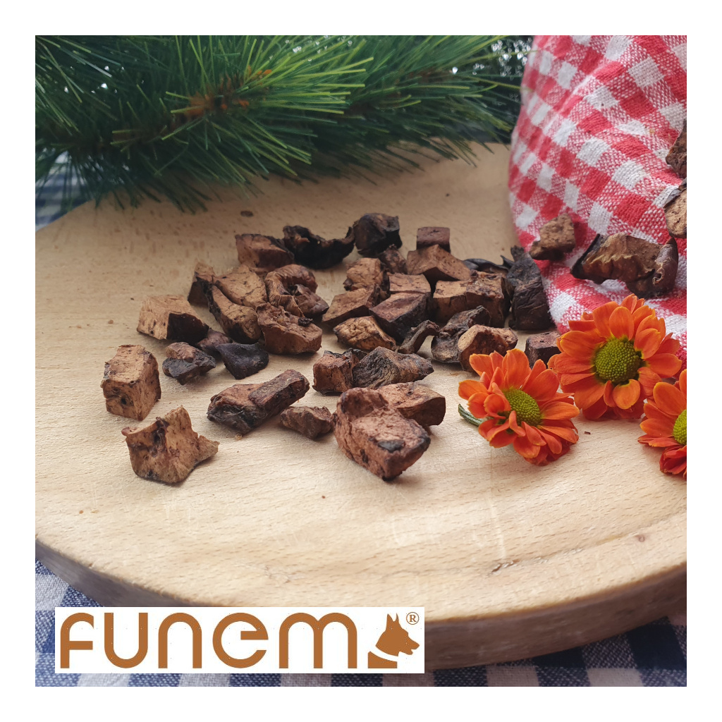 funem Ziegenlungenhäppchen – fettarme Belohnung aus 100 % Ziegenlunge