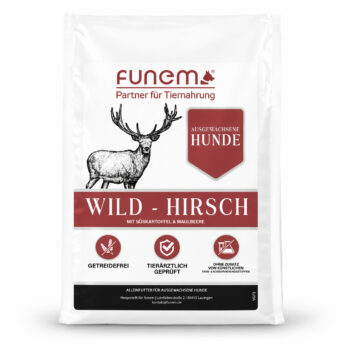 funem Adult Wild Hirsch mit Süßkartoffel und Maulbeere