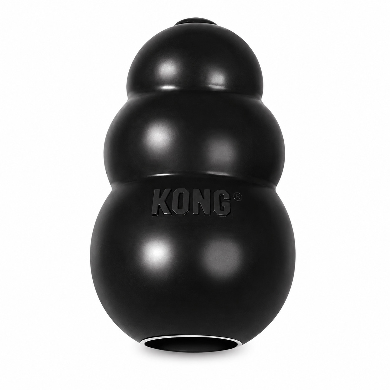 Schwarzer KONG Extreme XL als robustes Hundespielzeug