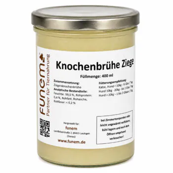 funem Knochenbrühe Ziege