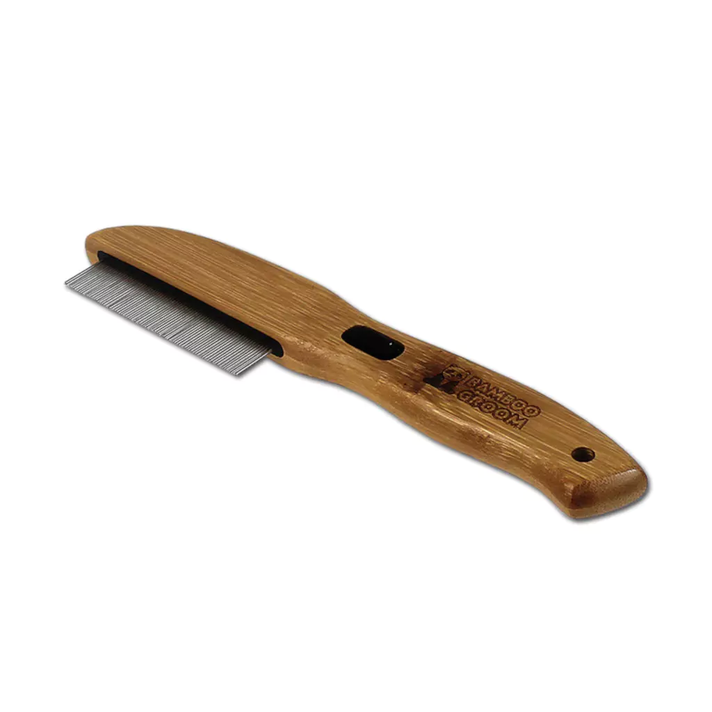 Bamboo Groom Floh- und Staubkamm-seitenansicht