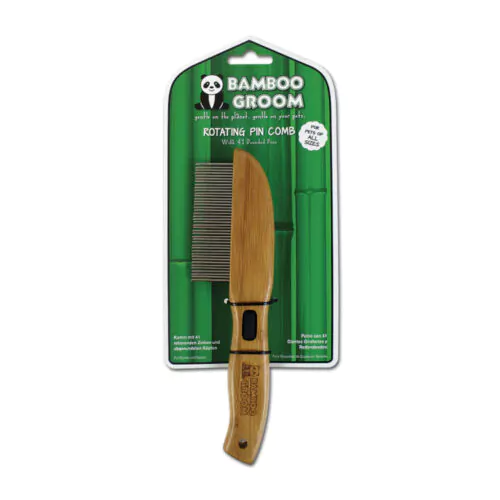 Bamboo Groom Kamm mit 41 rotierenden Zinken