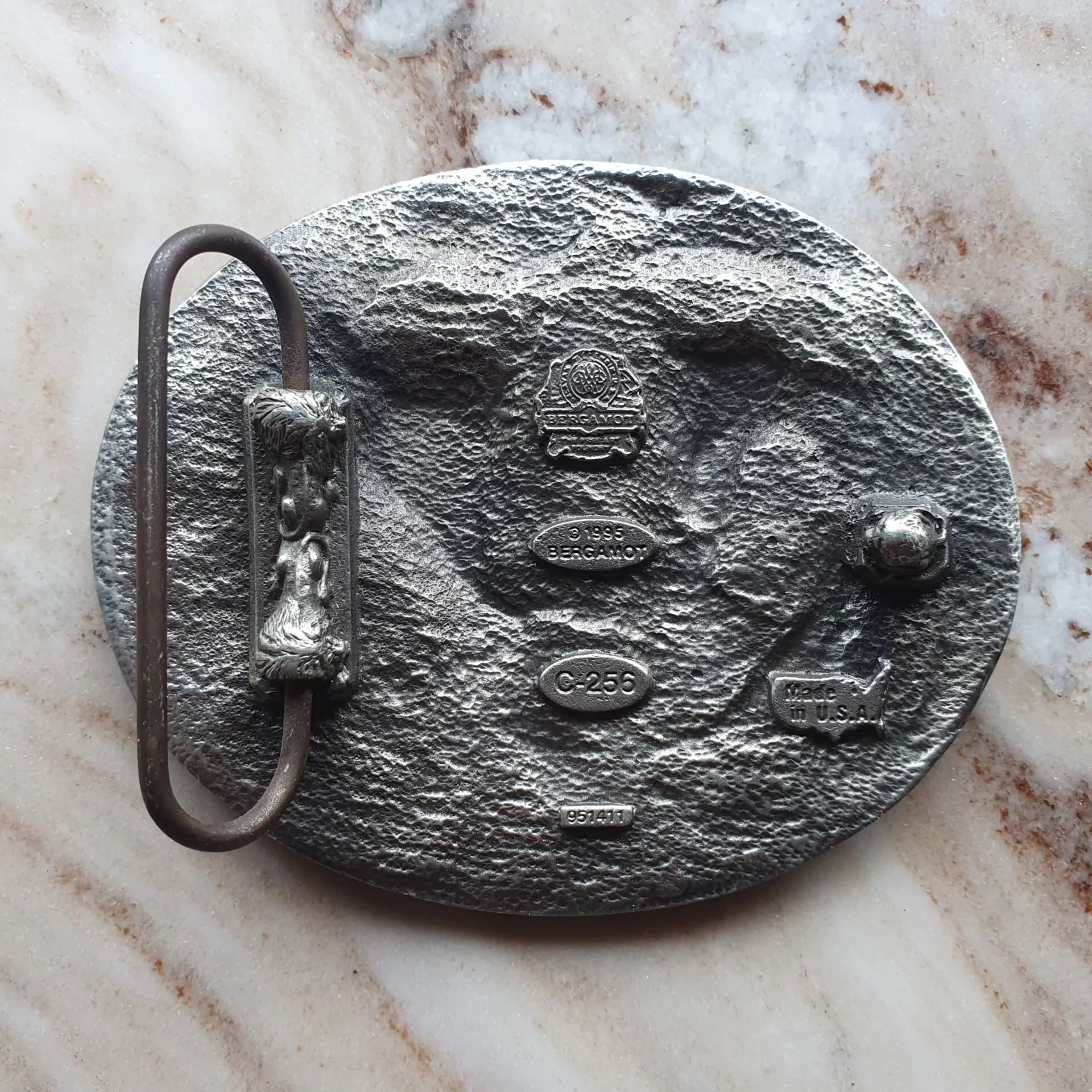 Gürtelschnalle Bootscootin-rückseite