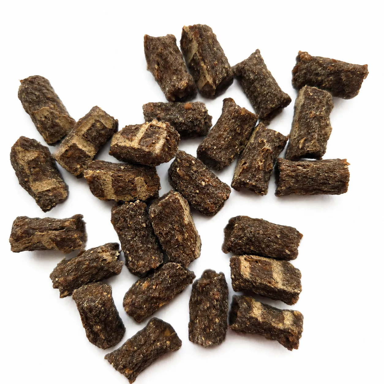 funem Büffelpellets aus luftgetrocknetem Büffelfleisch als Hundeleckerli