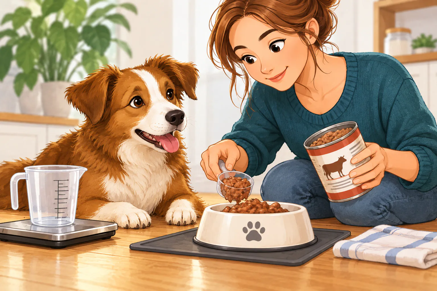 Futtermenge für einen Hund bestimmen