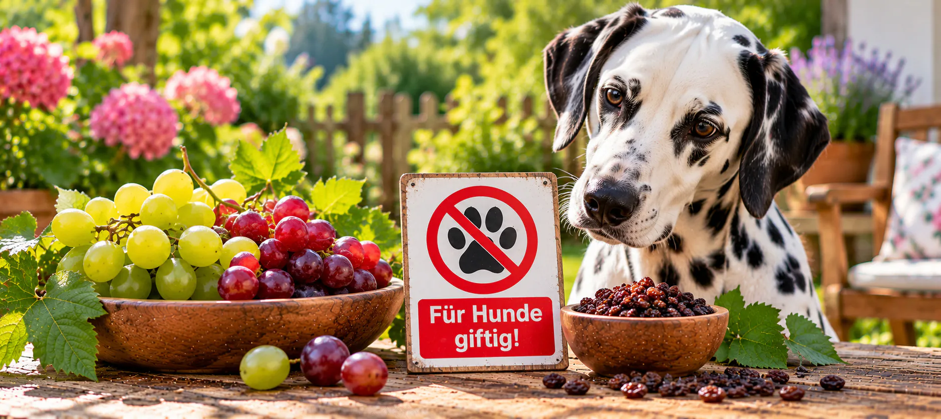 Warum sind Weintrauben und Rosinen für Hunde giftig?